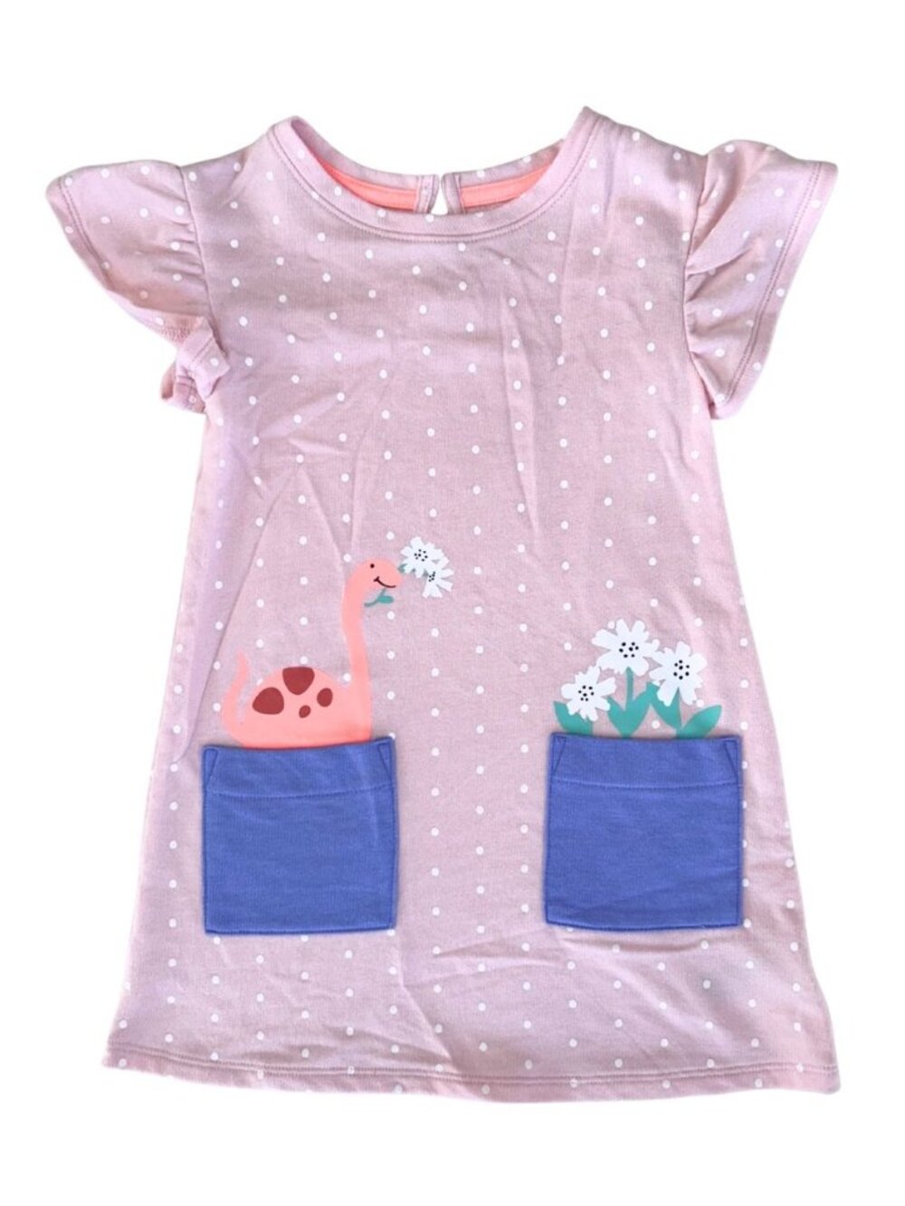 Girls Cat & Jack Dinosaur Play Dress, size 3T